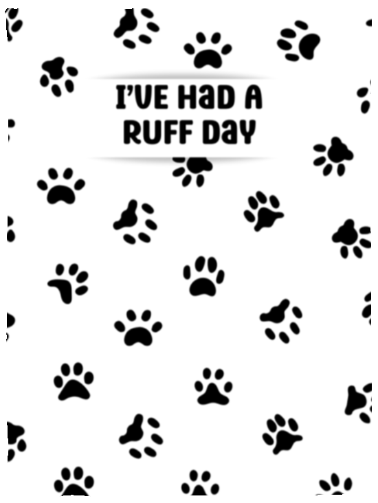 I've Had a Ruff Day Blanket | 30 x 40 in