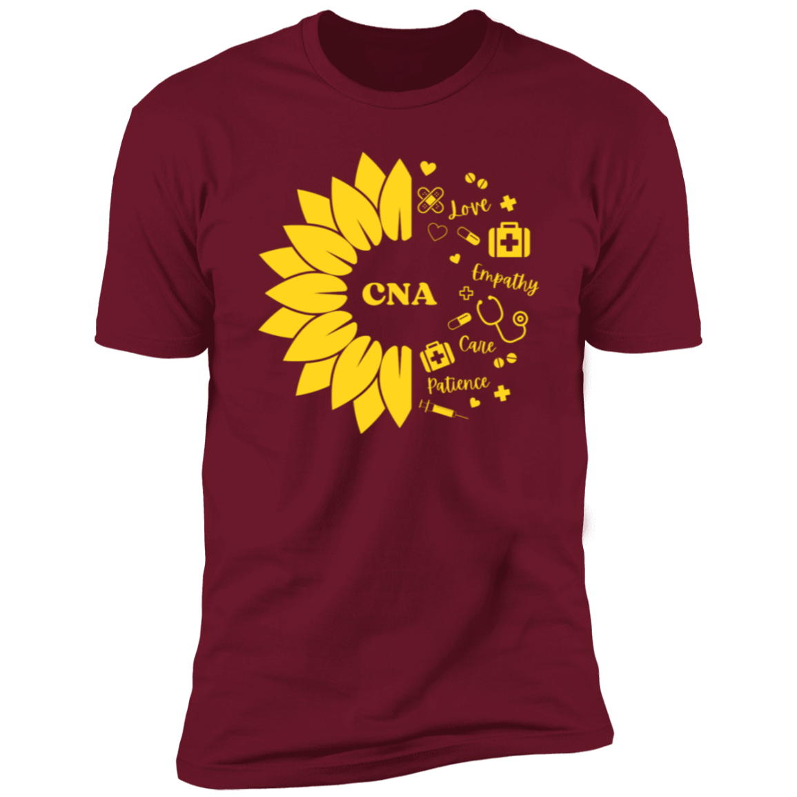 Certified Nurse Assistant, CNA Sunflower T-Shirt