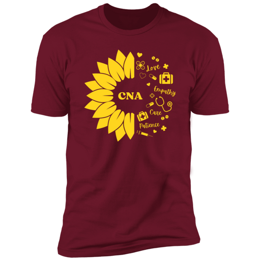 Certified Nurse Assistant, CNA Sunflower T-Shirt