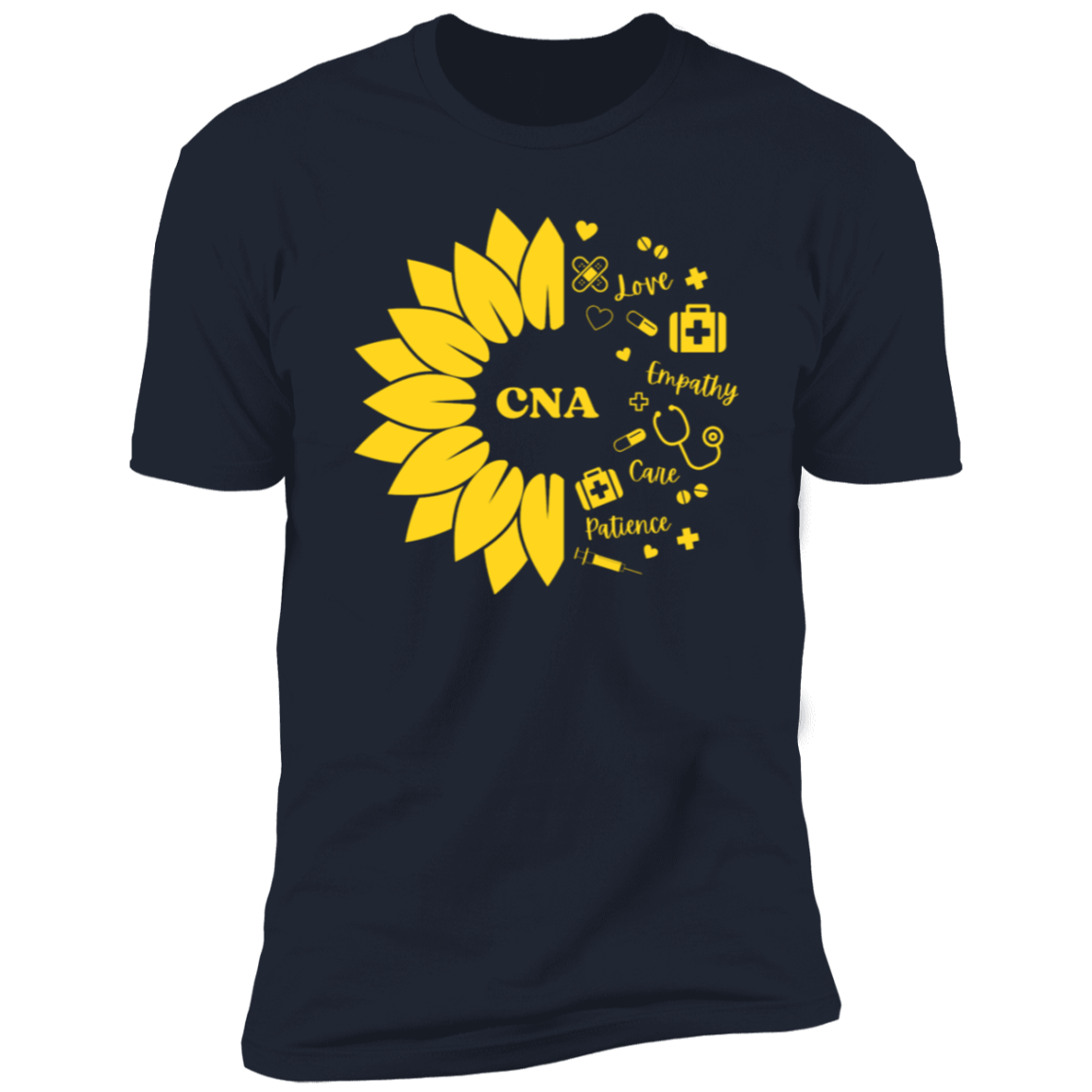 Certified Nurse Assistant, CNA Sunflower T-Shirt