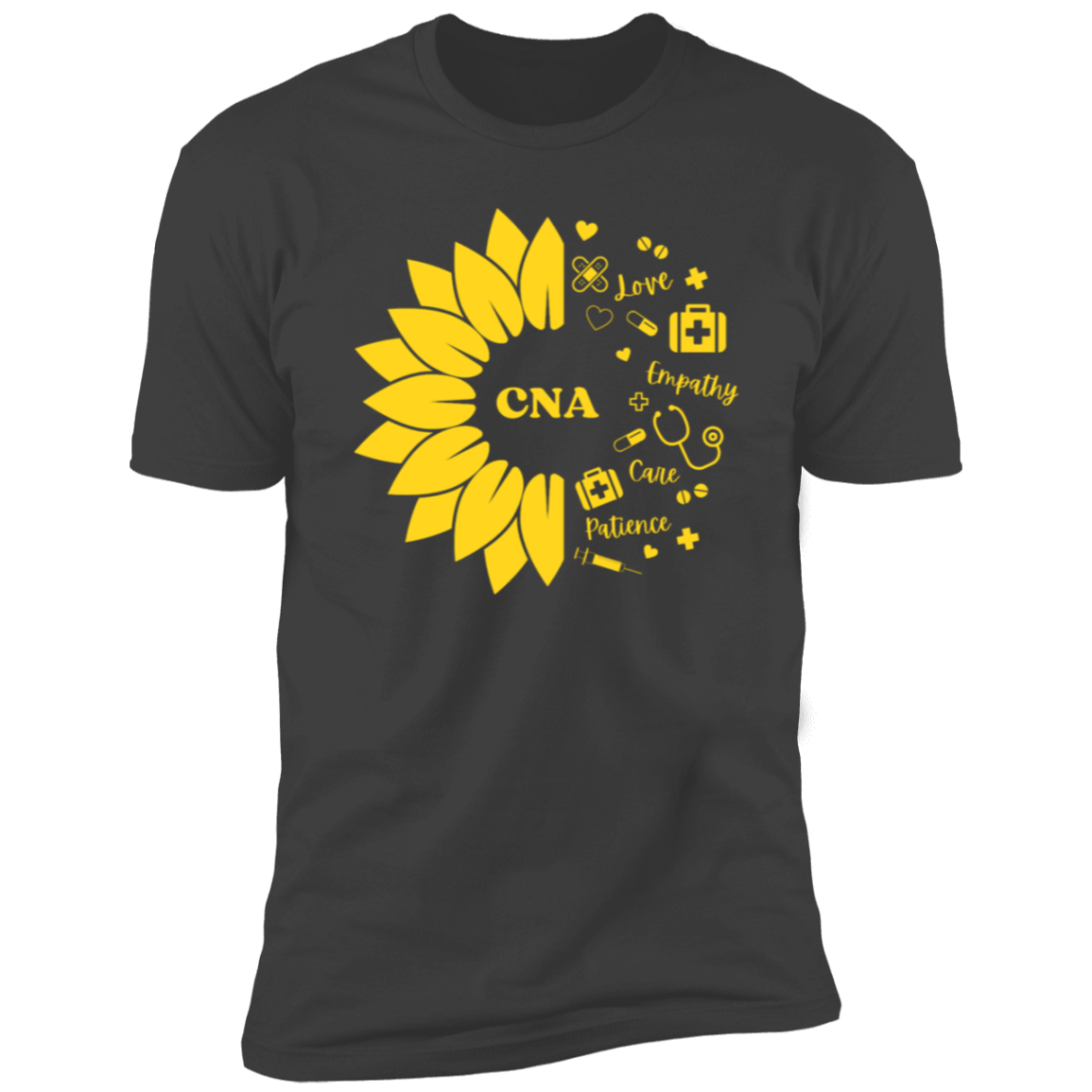 Certified Nurse Assistant, CNA Sunflower T-Shirt