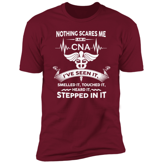 Certified Nurse Aide, CNA T-Shirt - Nothing Scares Me