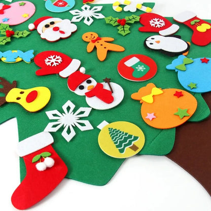 TinselToyz™ DIY Felt Christmas Tree with Ornaments