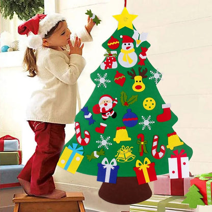 TinselToyz™ DIY Felt Christmas Tree with Ornaments