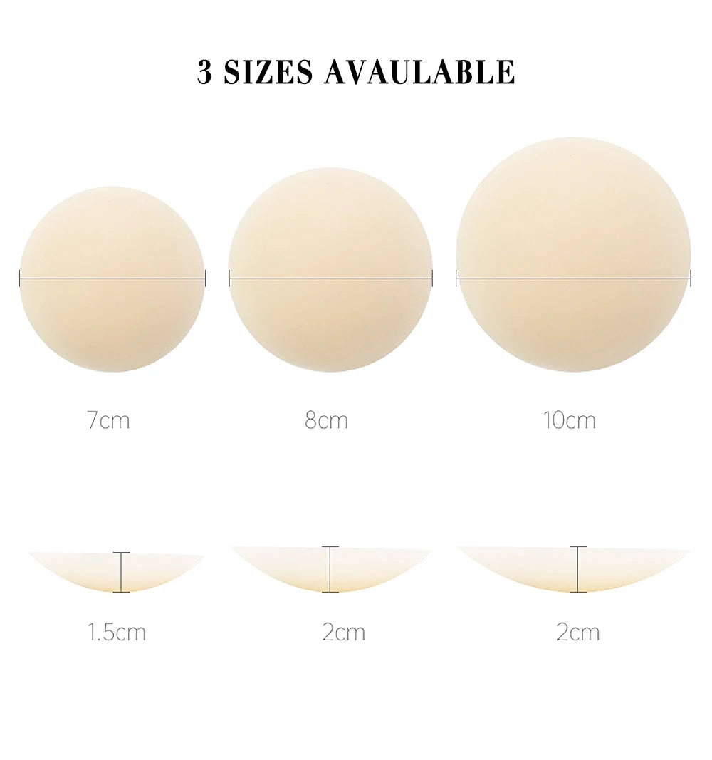 Silicone Nipple Cover Liners Reusable With Adhesive