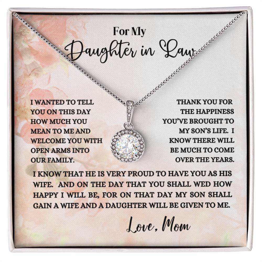 To My Daughter in Law | Eternal Hope Necklace