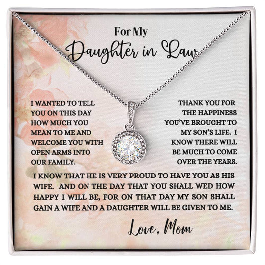 To My Daughter in Law | Eternal Hope Necklace