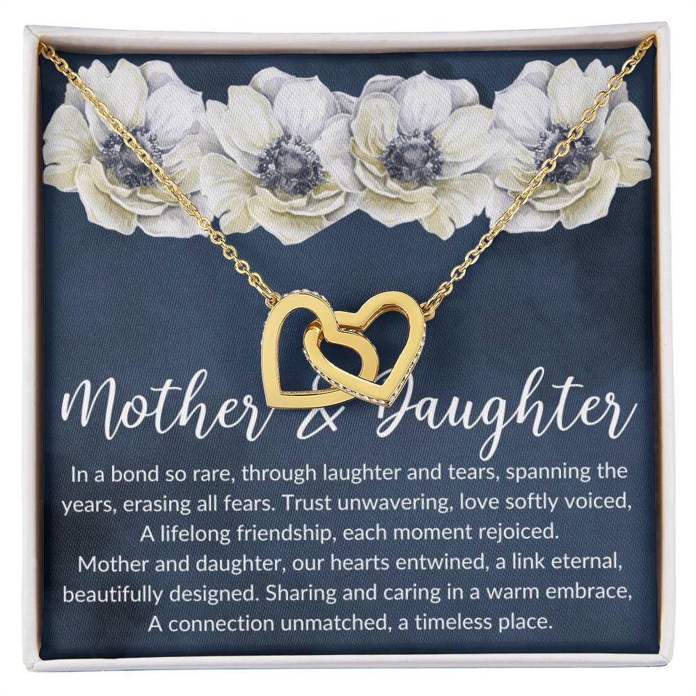 Mother and Daughter | Interlocking Hearts Necklace