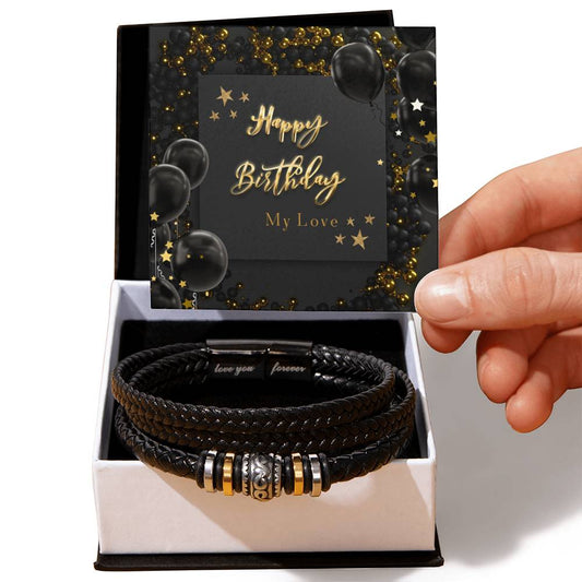 Happy Birthday My Love Bracelet | Love You Forever Bracelet for All Genders