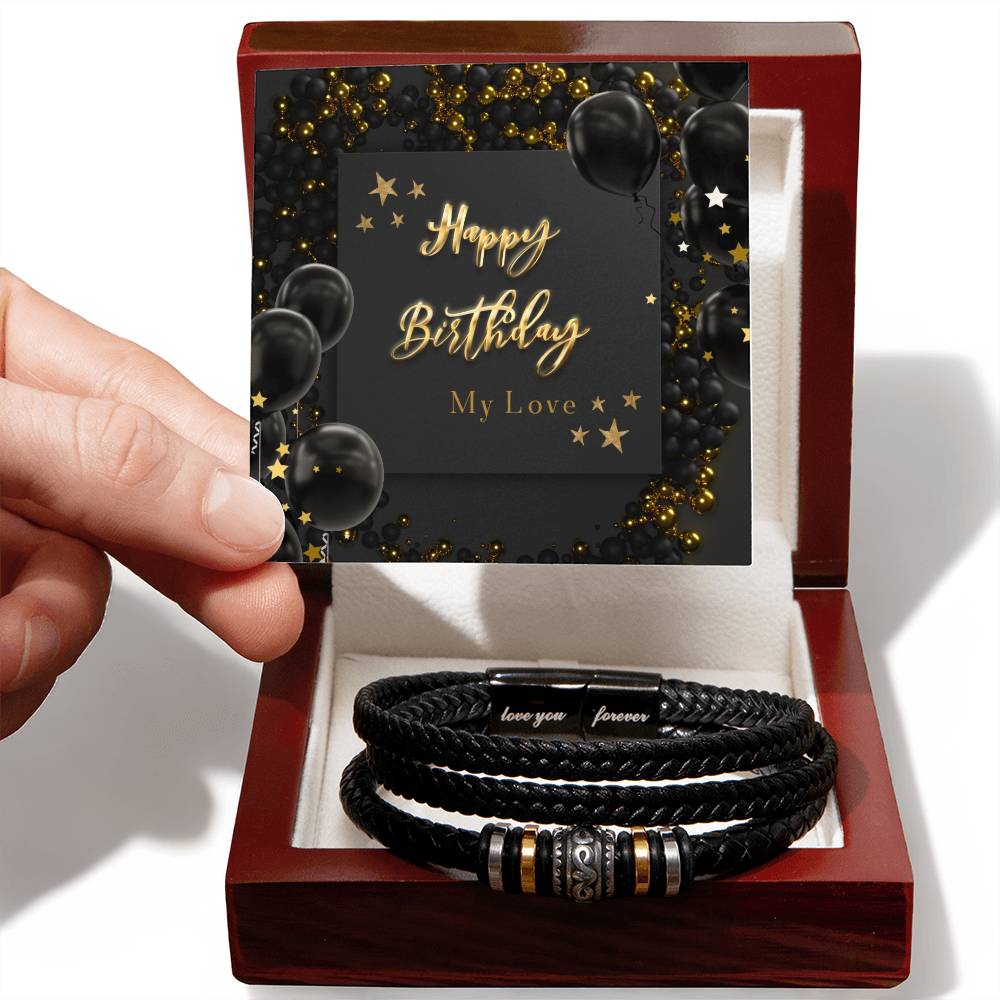 Happy Birthday My Love Bracelet | Love You Forever Bracelet for All Genders