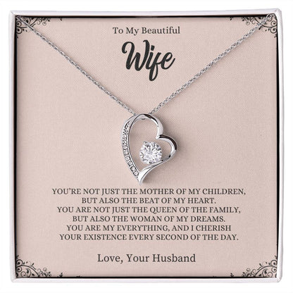 To My Beautiful Wife | You Are My Everything - Forever Love Necklace