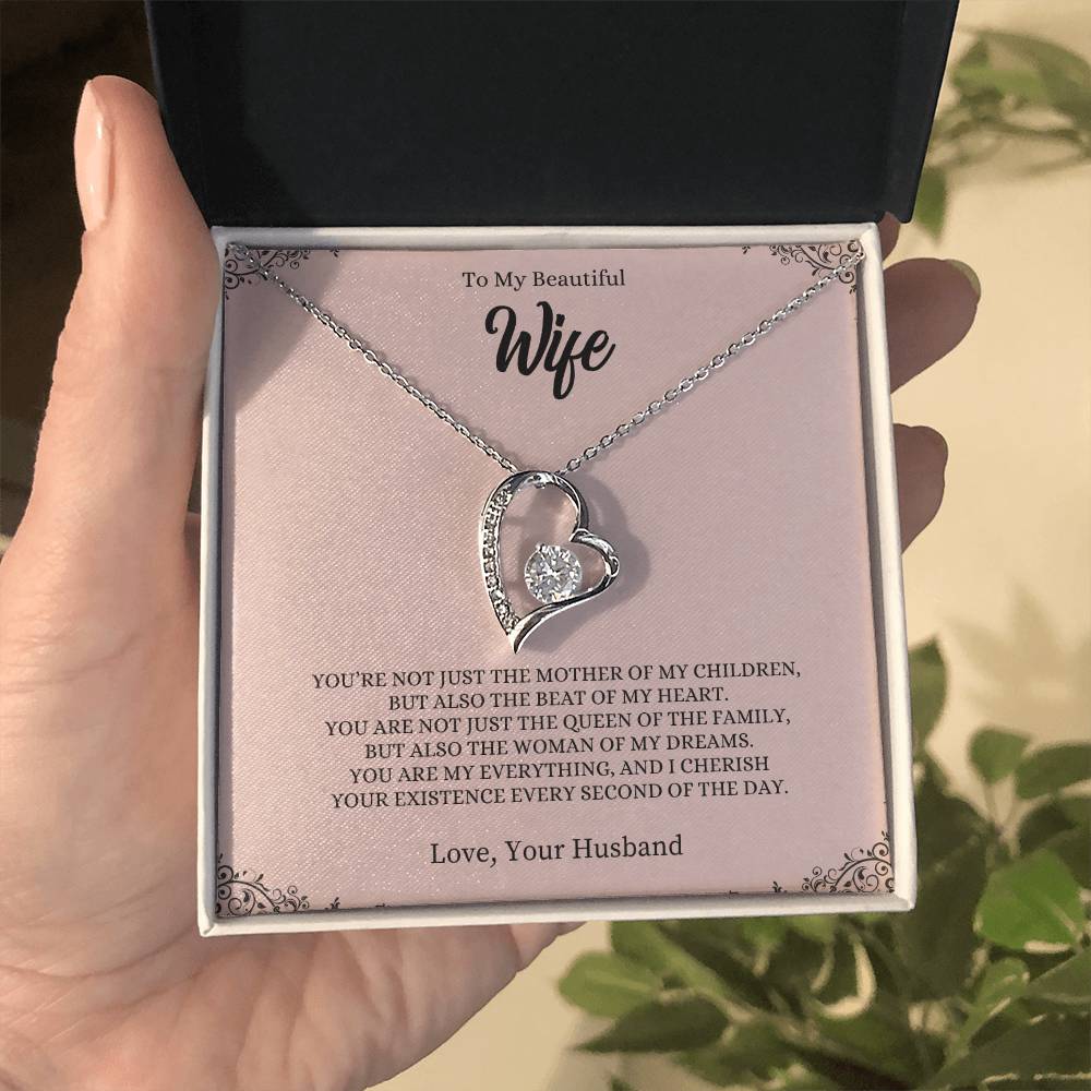 To My Beautiful Wife | You Are My Everything - Forever Love Necklace