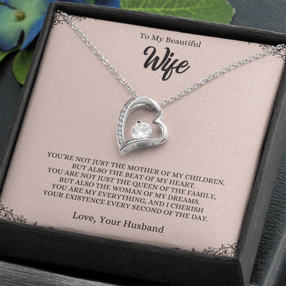 To My Beautiful Wife | You Are My Everything - Forever Love Necklace