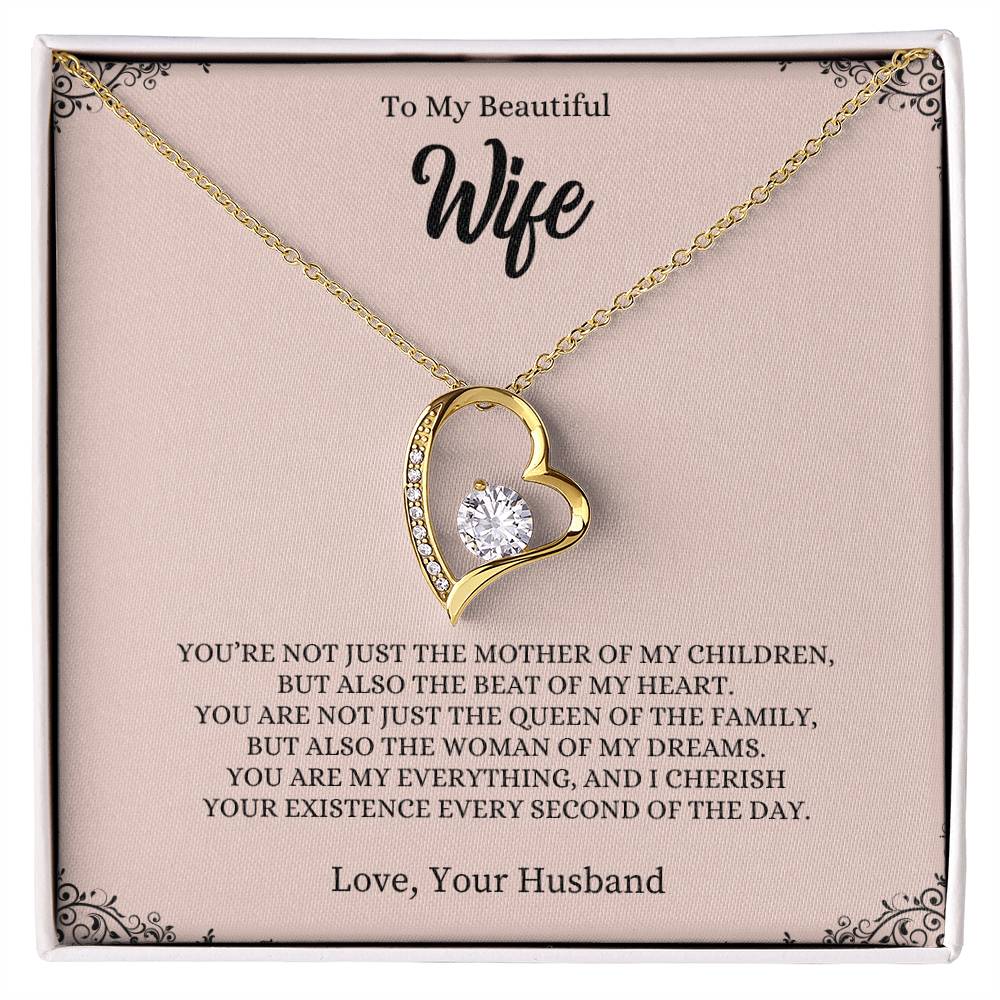 To My Beautiful Wife | You Are My Everything - Forever Love Necklace